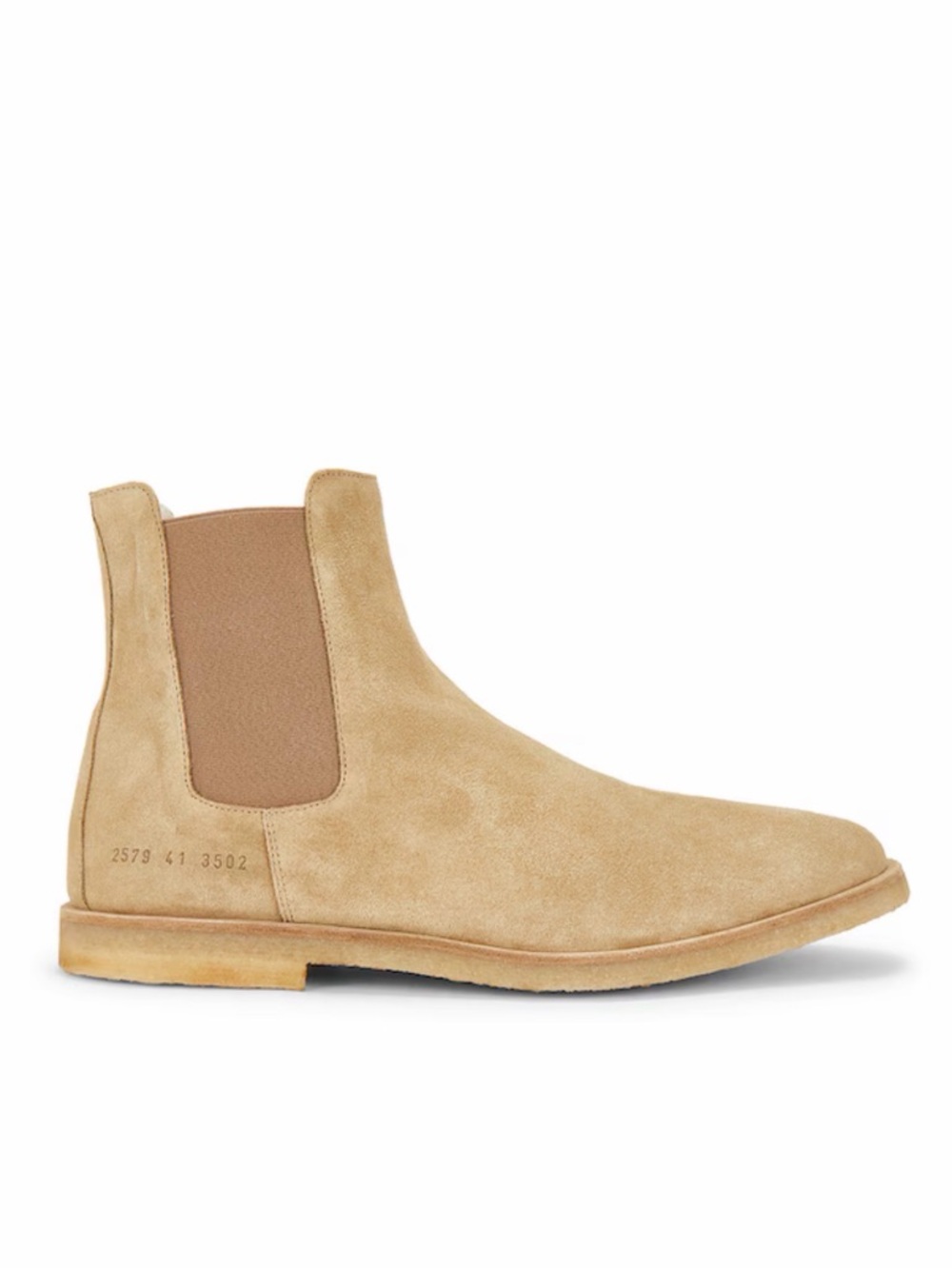 Common Projects 41 Suede Chelsea Boots Made in Italy